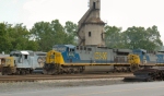 CSX 763 passes yard power
